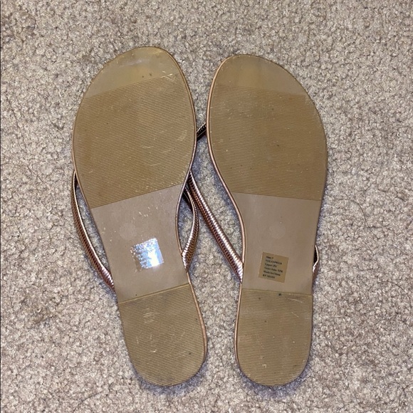 Rose Gold Sandals. - Picture 2 of 5